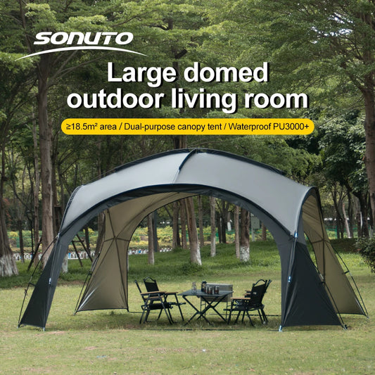 Large 4-10 Person Camping Tent - Waterproof & Windproof