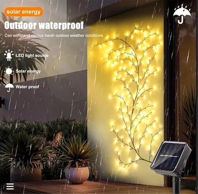 Willow Vine Solar Light Outdoor Garden  Decorations