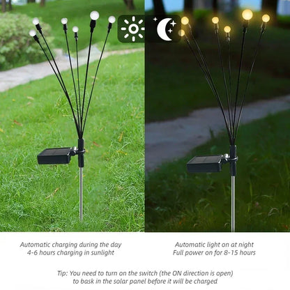Solar Jellyfish Lights Outdoor Dual Mode LED  Garden Decoration