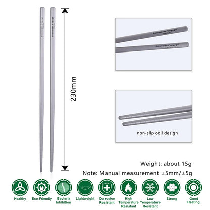 Boundless Voyage Titanium Knife Fork Spoon Chopsticks Tableware Set Drinkware Straw Flatware Outdoor Camping Picnic Cutlery