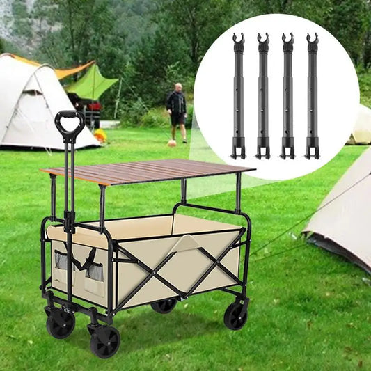Folding Wagons With Trolley Folding Table For Camping
