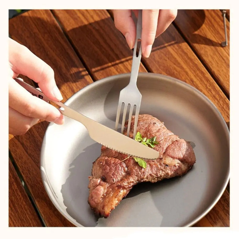 Titanium Camping Dinner Ware