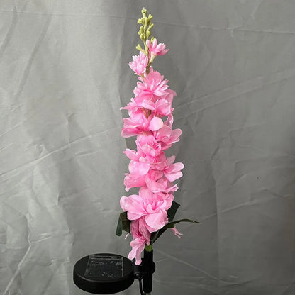 1PC 1Head Solar powered Swallow Grass Plug in Lamp,available in Pink,Blue,White,and Purple,Used for Garden,Outdoor Decoration
