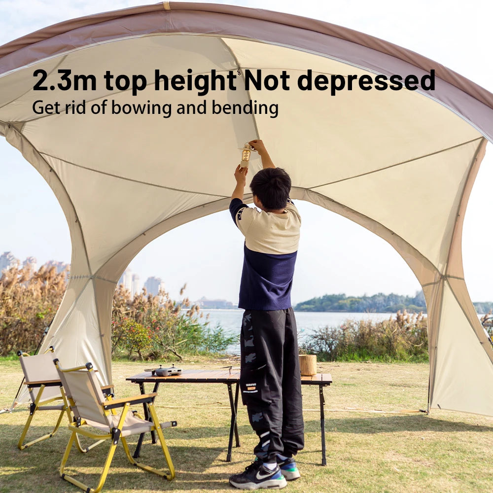 Large 4-10 Person Camping Tent - Waterproof & Windproof