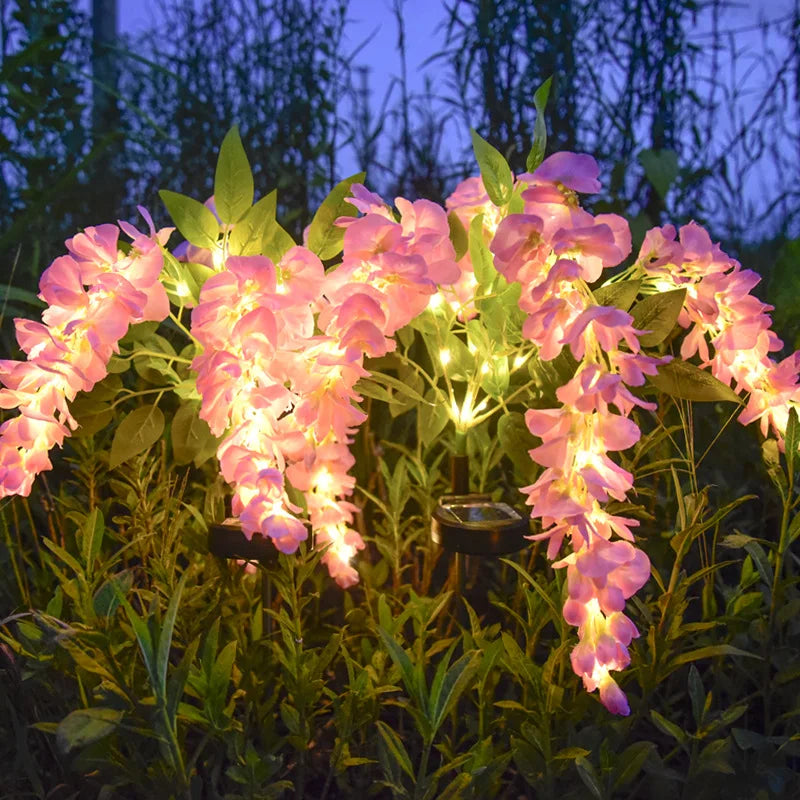Wisteria Flower Solar LED Garden Decoration