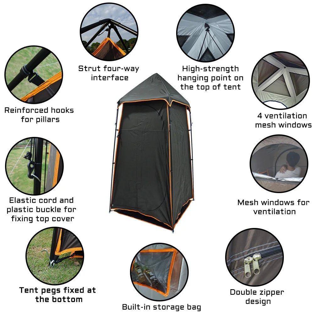 Heavy Duty Shower Tent - Outdoor Camping