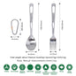 Boundless Voyage Titanium Knife Fork Spoon Chopsticks Tableware Set Drinkware Straw Flatware Outdoor Camping Picnic Cutlery