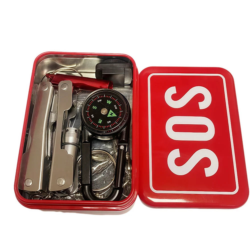 First Aid Kit: Mini Iron, Tactical Medical and Camping Emergency Survival Gear