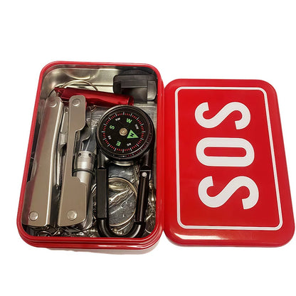 First Aid Kit: Mini Iron, Tactical Medical and Camping Emergency Survival Gear