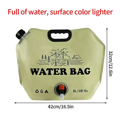 Folding Water Bag For Camping - Large Capacity, Food Grade