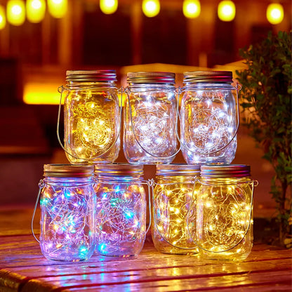Mason Jar Firefly Solar String Lights 20 (Mason Jar Not Included)
