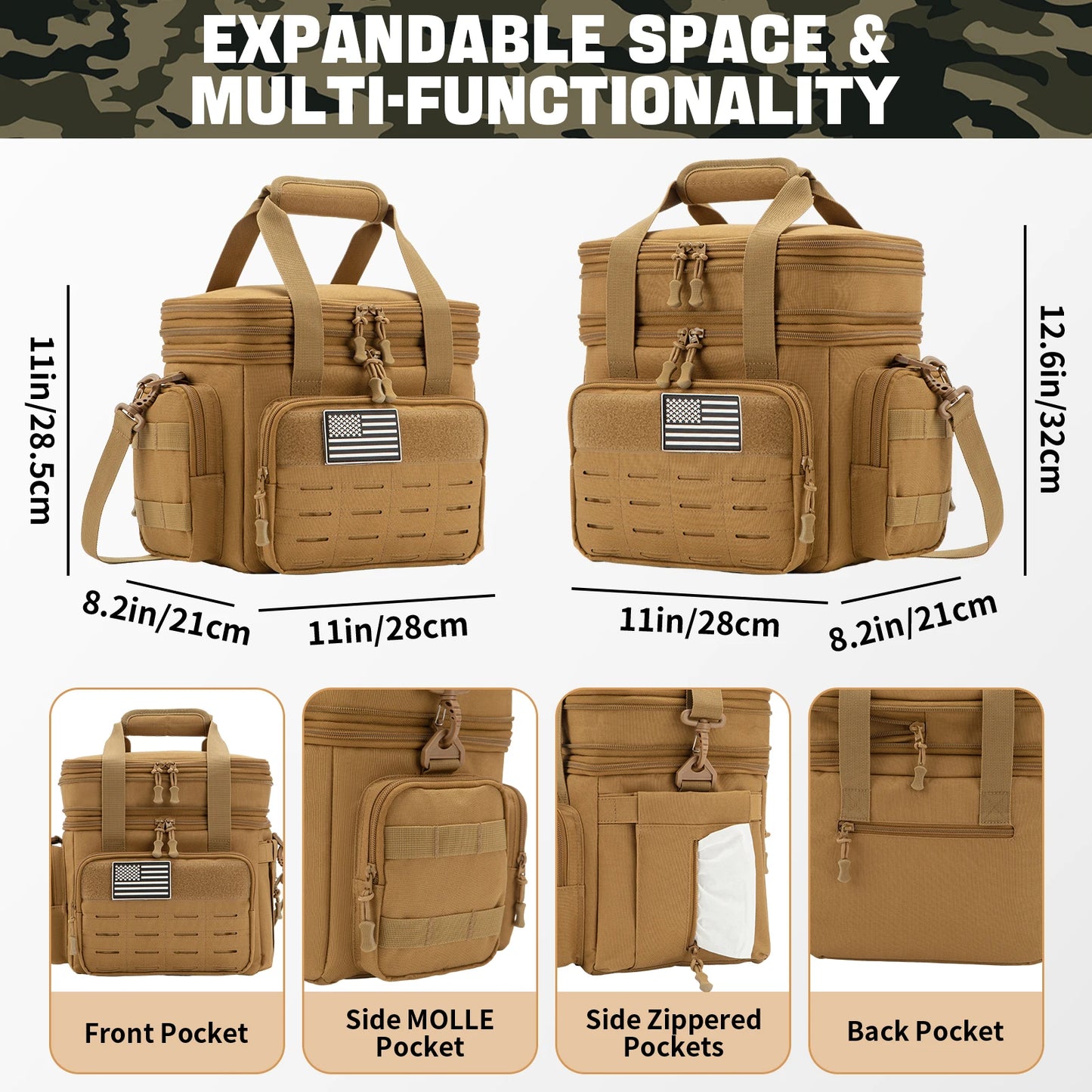 18L Insulated Cooler Bag - Heavy Duty Leakproof